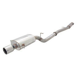 XFORCE 76 mm cat-back изпускателна система + овално гърне с един накрайник за SUBARU IMPREZA 1994-2007 WRX-STI GC GD GG