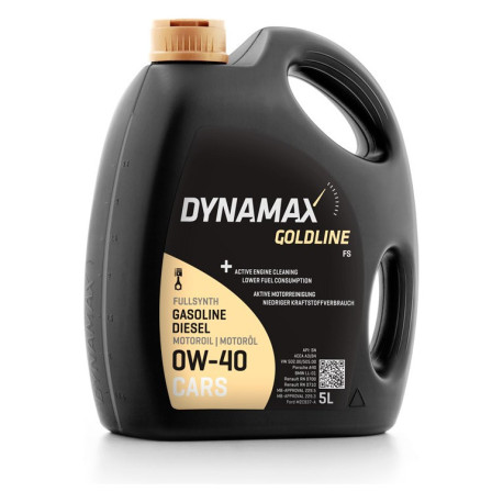 Моторни масла Motorový olej DYNAMAX GOLDLINE FS 0W40 5 L | race-shop.bg