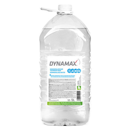 Охладителни течности DYNAMAX DEMINERALIZOVANÁ TECHNICKÁ VODA 5 L PET | race-shop.bg