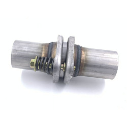 Spring-loaded exhaust flange pipe connector - 60mm