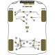 A7 / S7 / RS7 POWERFLEX тампони задна биалетка за Audi A7 (2012 on) (Black) | race-shop.bg