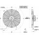 Вентилатори 24V Универсален електрически вентилатор SPAL 350мм - издуващ, 24V | race-shop.bg
