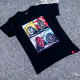 Тениски Тениска JR-Wheels MIX черни | race-shop.bg