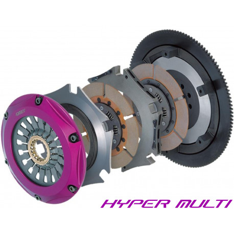 Съединители и маховици Exedy Racing Комплект за съединител Exedy Racing Hyper Multi Twin Cerametallic, Sprung | race-shop.bg