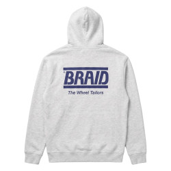 Суитшърт с качулка BRAID, светлосив