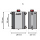 Oil Catch tanks (OCT) Маслен резервоар червенSPEC Premium с два 12mm изхода - капацитет 3l | race-shop.bg