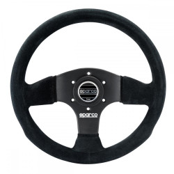 Спортен волан с 3 спици Sparco P300, 300мм, велур, без отстъп, черен