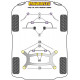 F30, F31, F34 3 Series xDrive Powerflex Тампон преден радиален носач към шаси BMW F30, F31, F34 3 Series xDrive | race-shop.bg