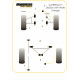 7 Imperial Chassis DeDion without Watts Linkage (1973-2006) Powerflex Тампон за носач, голчм долен h 1/2" Bore Caterham 7 | race-shop.bg