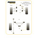 7 Imperial Chassis DeDion without Watts Linkage (1973-2006) Powerflex Тампон за носач, голям долен 1/2" Отвор Caterham 7 | race-shop.bg
