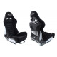 Спортни седалки без одобрение на FIA-регулируеми Състезателна седалка SLIDE X3 велур | race-shop.bg