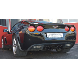 70мм Дуплексна Спортна изпускателна система заглушител Chevrolet Corvette C6 - ECE одобрено (860913D-X)