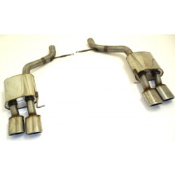 Дуплексна Спортна изпускателна система заглушител Audi A8 D3 (4E) - ECE одобрено (971030D-X)