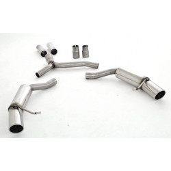 76мм Спортна Дуплексна изпускателна система (неръждаема стомана) - ECE одобрено (971037AD-X3-X)