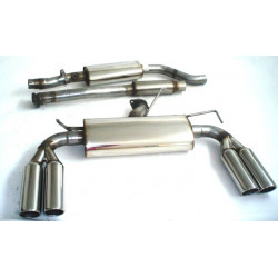 Gr.A Дуплексна изпускателна система Mitsubishi Lancer Спортна back - ECE одобрено (990603-X)