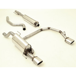 Gr.A Дуплексна изпускателна система Opel Corsa D - ECE одобрено (991137A-X)