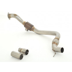 76мм Downpipe с 200CPSI Спортен кат. Ford Mustang Coupe a Cabrio (981206T-X3-DPKAHJS)
