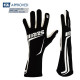Ръкавици Състезателни ръкавици RRS Grip 3 с FIA (вътрешни шевове) черен | race-shop.bg