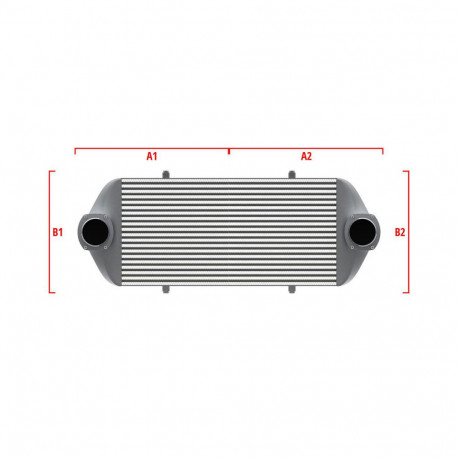 По мярка Competition custom intercooler Wagner по мярка 500мм x 300мм x 90мм | race-shop.bg