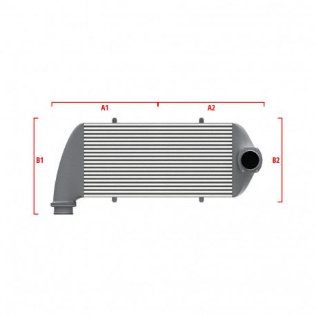 По мярка Performance custom intercooler Wagner по мярка 700мм x 300мм x 90мм | race-shop.bg