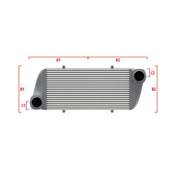 Competition custom intercooler Wagner по мярка 500мм x 400мм x 100мм