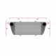 По мярка Performance custom intercooler Wagner по мярка 600мм x 205мм x 80мм | race-shop.bg
