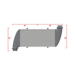 Performance custom intercooler Wagner по мярка 500мм x 300мм x 90мм