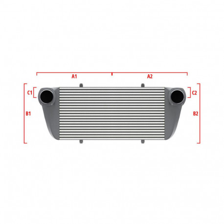 По мярка Performance custom intercooler Wagner по мярка 500мм x 400мм x 100мм | race-shop.bg