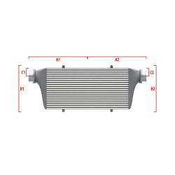 Performance custom intercooler Wagner по мярка 650мм x 400мм x 100мм