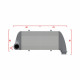 По мярка Performance custom intercooler Wagner по мярка 700мм x 205мм x 80мм | race-shop.bg