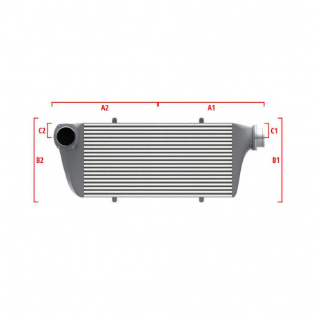 По мярка Competition custom intercooler Wagner по мярка 700мм x 300мм x 90мм | race-shop.bg
