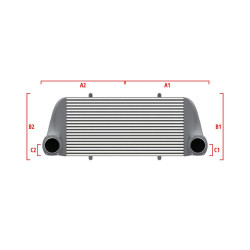 Competition custom intercooler Wagner по мярка 700мм x 300мм x 90мм