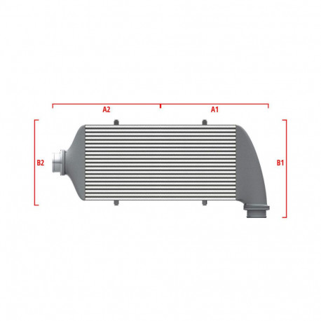 По мярка Competition custom intercooler Wagner по мярка 600мм x 300мм x 90мм | race-shop.bg