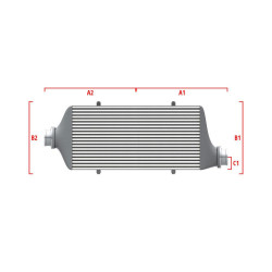 Competition custom intercooler Wagner по мярка 500мм x 400мм x 100мм