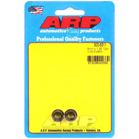 ARP Болтове ARP гайки (12-стенна глава), M8×1.25, 2 бр. | race-shop.bg