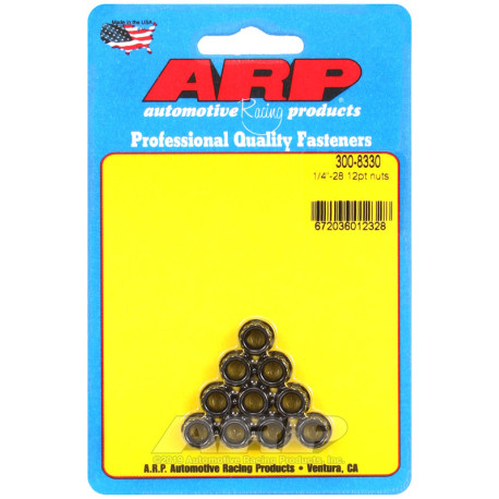 ARP Болтове ARP гайки (12-стенна глава), 1/4-28, 10 бр. | race-shop.bg