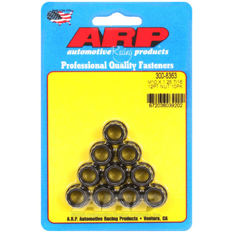 ARP Болтове ARP гайки (12-стенна глава), M10×1.25, 10 бр., V1 | race-shop.bg