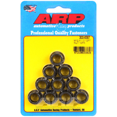 ARP Болтове ARP гайки (12-стенна глава), M12×1.00, 10 бр. | race-shop.bg