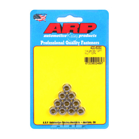 ARP Болтове "1/4""-28 SS 12pt комплект гайки " (10бр ) | race-shop.bg