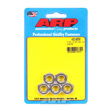 ARP Болтове "7/16""-14 SS hex комплект гайки " (5бр ) | race-shop.bg