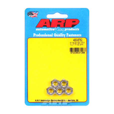 ARP Болтове "5/16""-24 SS fine hex комплект гайки " (5бр ) | race-shop.bg