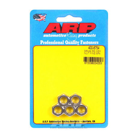 ARP Болтове "3/8"" -24 SS fine hex комплект гайки " (5бр ) | race-shop.bg