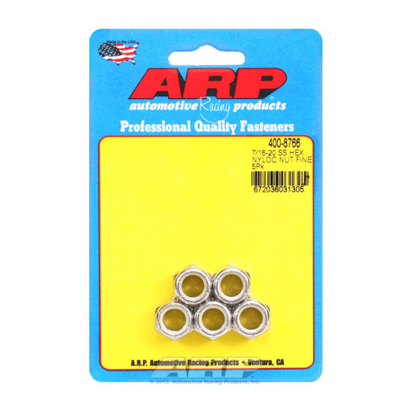 ARP Болтове "7/16""-20 SS fine hex комплект гайки " (5бр ) | race-shop.bg