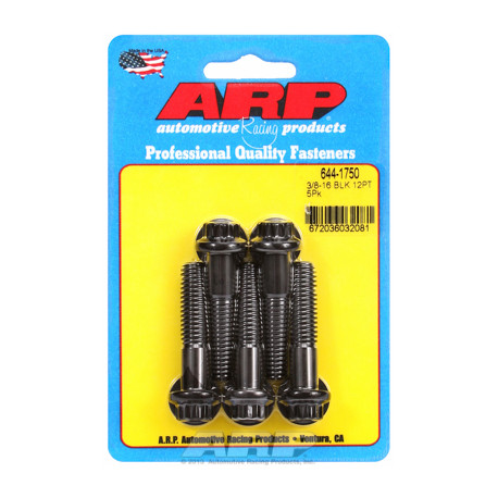 ARP Болтове "3/8""-16 x 1.750 12pt 7/16 черни оксидни болтове "5бр | race-shop.bg