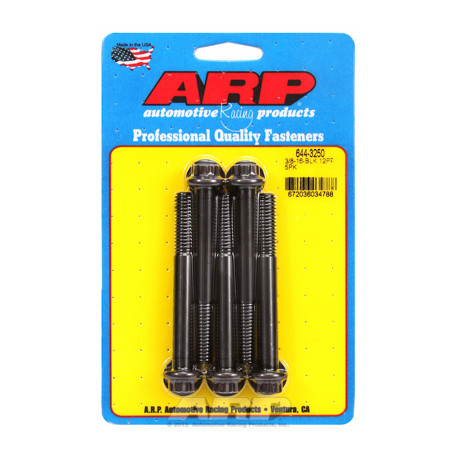 ARP Болтове "3/8""-16 x 3.250 12pt 7/16 черни оксидни болтове "5бр | race-shop.bg