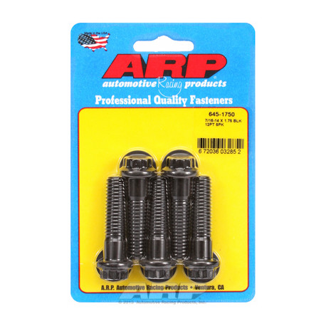 ARP Болтове "7/16""-14 X 1.750 12pt 1/2 черни оксидни болтове "5бр | race-shop.bg