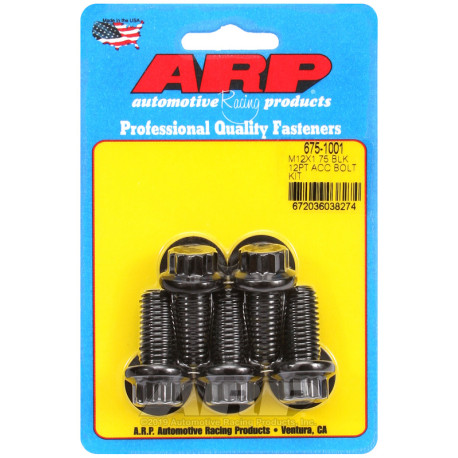 ARP Болтове ARP болтове (12-стенна глава, черни), M12×1.75 × 25 mm | race-shop.bg