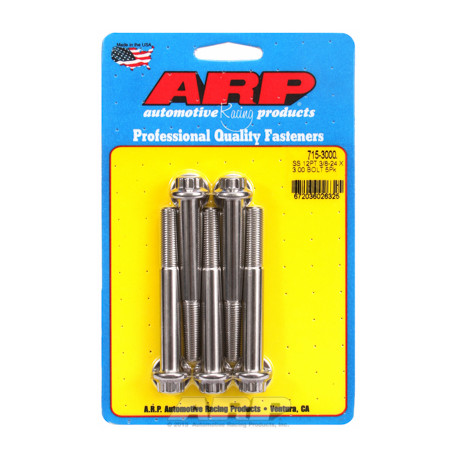 ARP Болтове "3/8""-24 x 3.000 12pt 7/16 SS болтове " (5бр ) | race-shop.bg