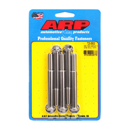 ARP Болтове "3/8""-24 x 3.500 hex SS болтове " (5бр ) | race-shop.bg