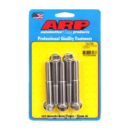 ARP Болтове "7/16""-20 x 2.750 hex SS болтове " (5бр ) | race-shop.bg
